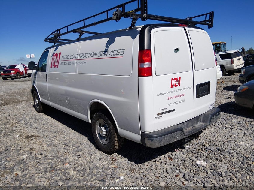 Vin: 1gcwgbf7xs1270226, lot: 46770486, chevrolet express cargo rwd 2500 extended wheelbase wt 20253