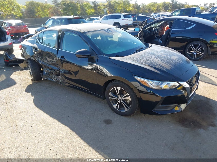 2022 Nissan Sentra Sv Xtronic Cvt, Правый бок, IAAI, VIN 3N1AB8CV6NY316703