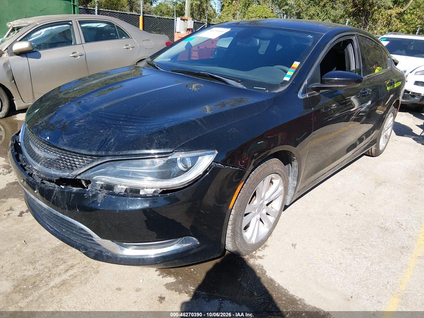 Vin: 1c3cccab9fn747943, lot: 46770507, chrysler 200 limited 20152