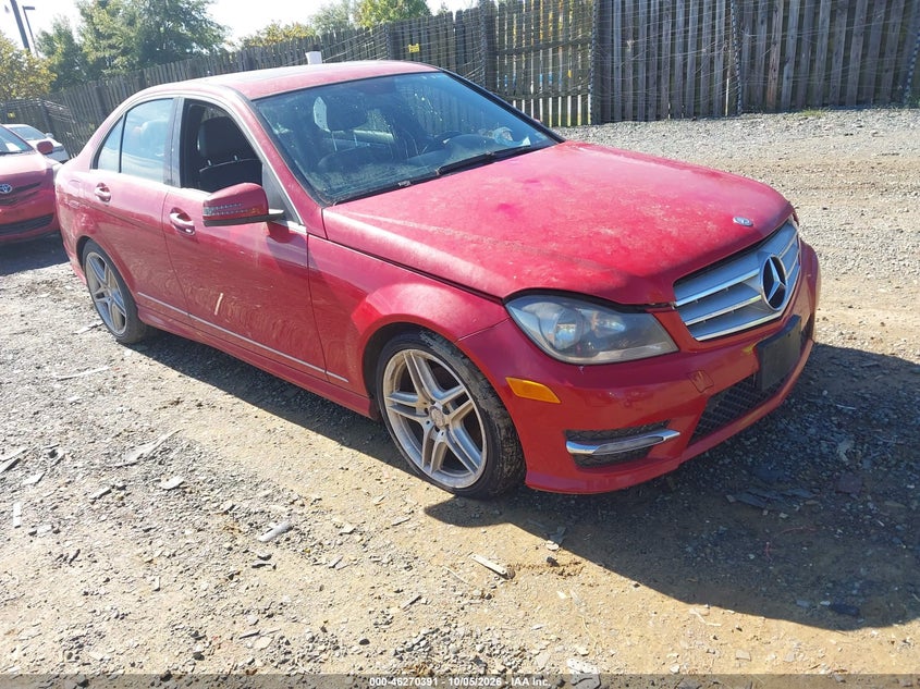 Vin: wddgf8bb7ca733452, lot: 46770508, mercedes-benz c 300 sport 4matic 20121