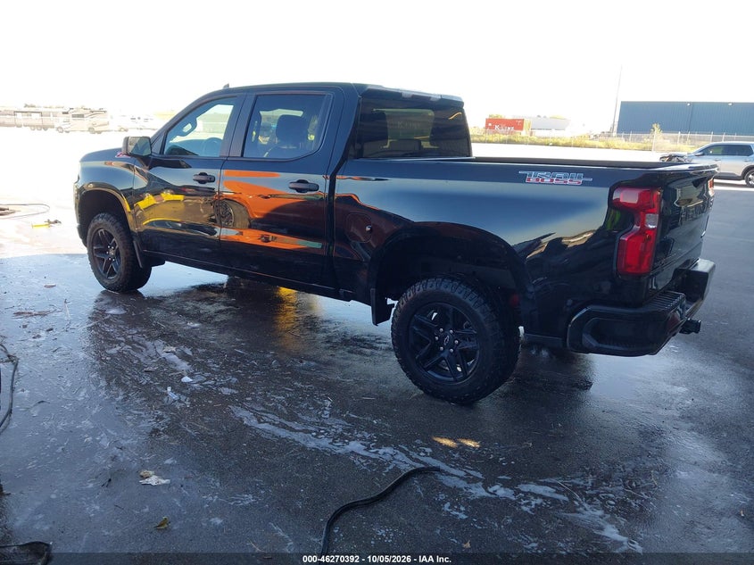 Vin: 1gcpycel2mz273258, lot: 46770509, chevrolet silverado 1500 4wd  short bed custom trail boss 20213