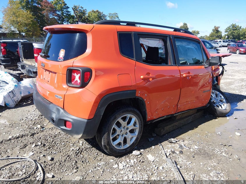 Vin: zaccjbbt2gpc69747, lot: 46770528, jeep renegade latitude 20164