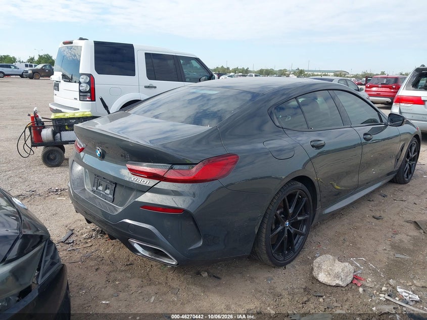 Vin: wbagv2c05lcd42134, lot: 46770559, bmw 840i gran coupe 20204