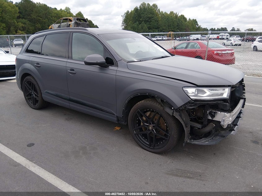 Vin: wa1lhaf78hd055603, lot: 46770569, audi q7 2.0t premium 20171