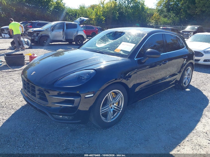 Vin: wp1af2a54flb97916, lot: 46770582, porsche macan turbo 20152