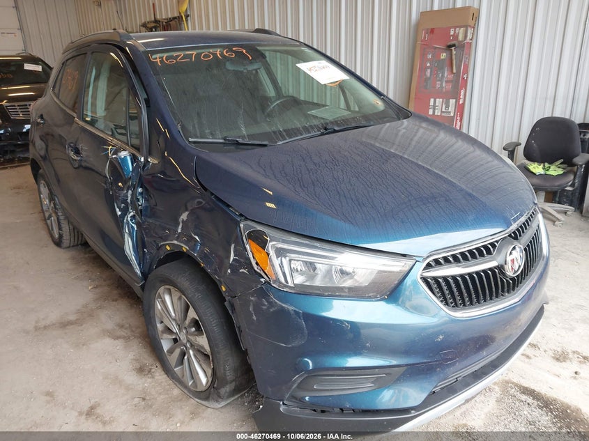 Vin: kl4cjesb2kb822984, lot: 46770586, buick encore awd preferred 20191