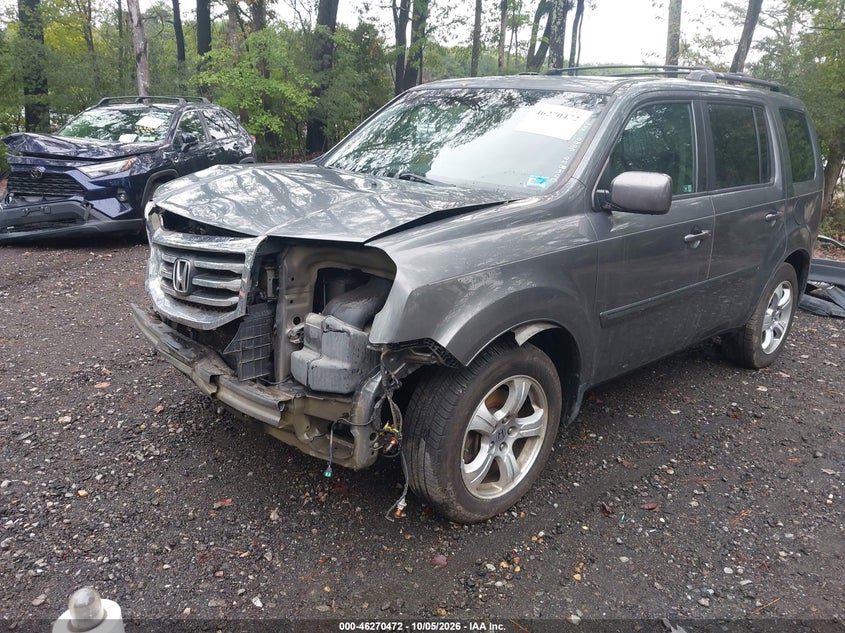 2012 Honda Pilot Ex, Front End, IAAI, VIN 5FNYF4H45CB009122 — photo 2
