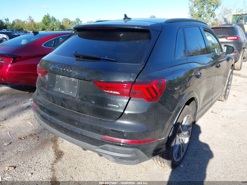 Vin: wa1decf3xs1022620, lot: 46770604, audi q3 premium 45 tfsi s line quattro tiptronic 20254