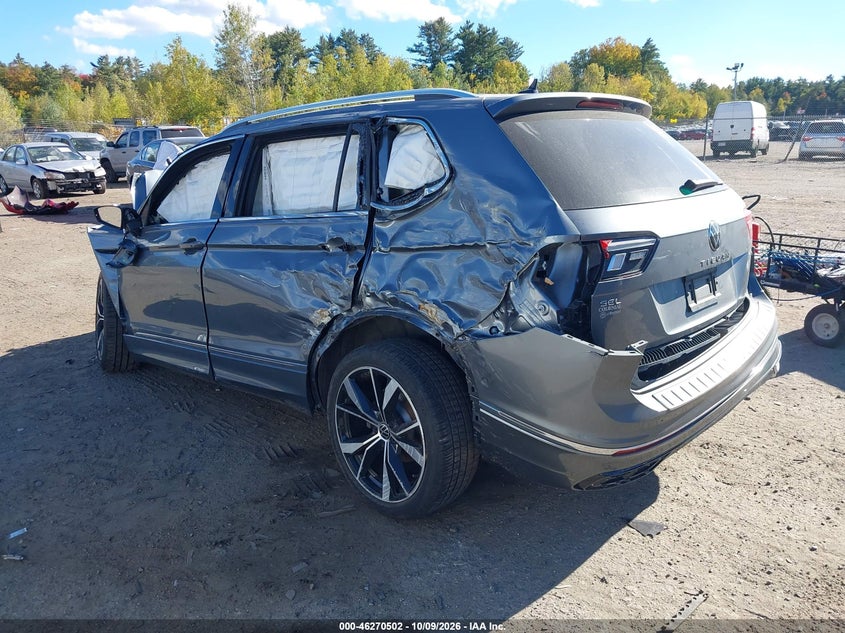 Vin: 3vv4b7ax6nm047183, lot: 46770619, volkswagen tiguan 2.0t sel r-line 20223