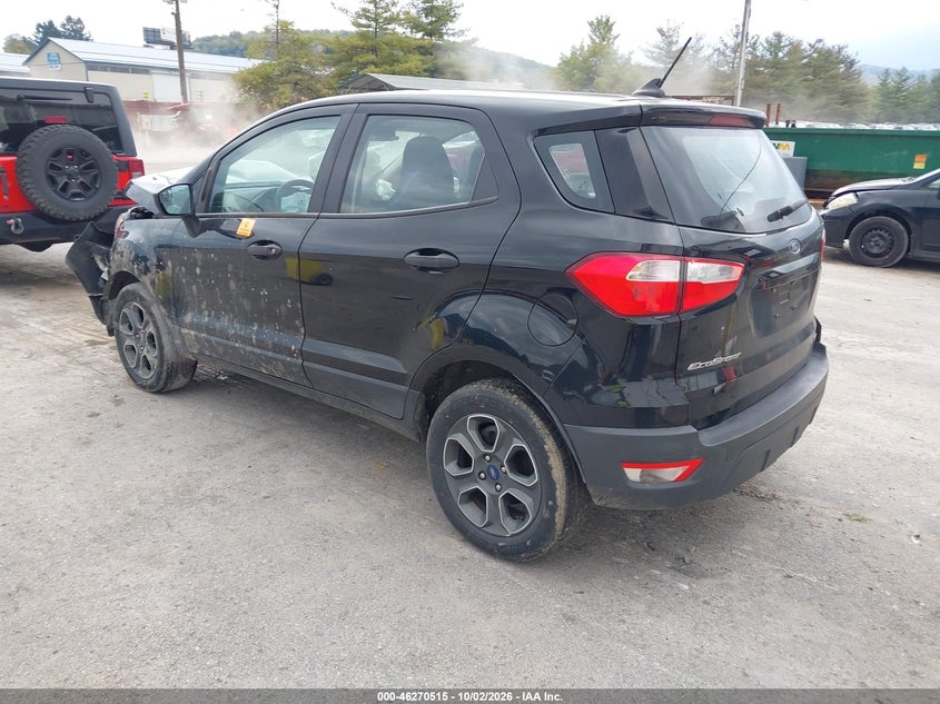 Vin: maj3s2fe8lc355142, lot: 46770632, ford ecosport s 20203