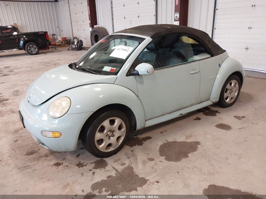VOLKSWAGEN NEW BEETLE 2003 VIN 3VWCK21Y23M301214