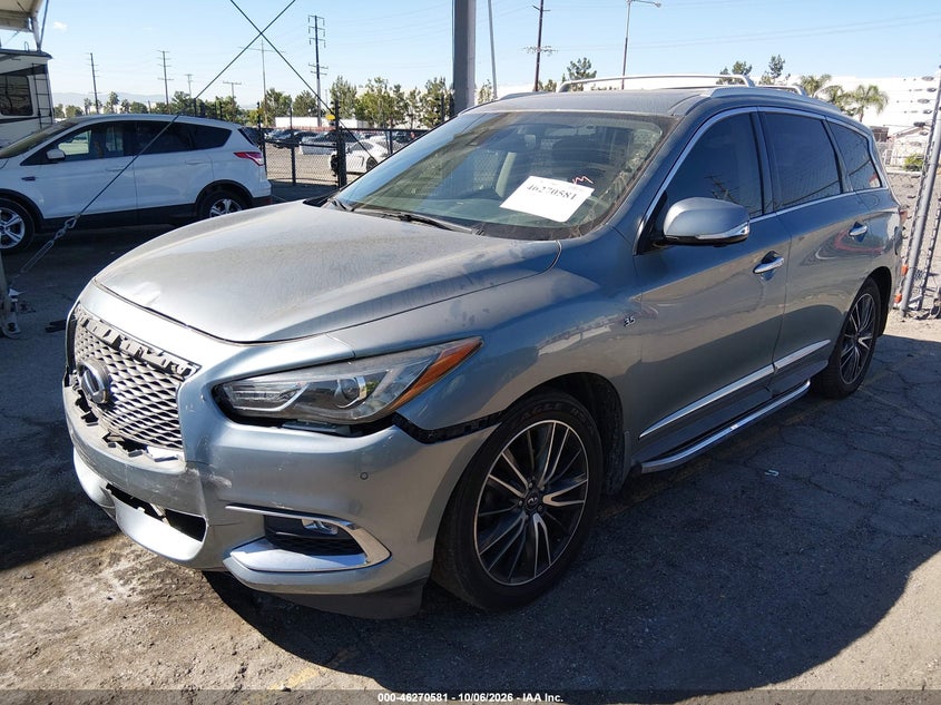 Vin: 5n1dl0mn8jc501714, lot: 46770698, infiniti qx60 20182