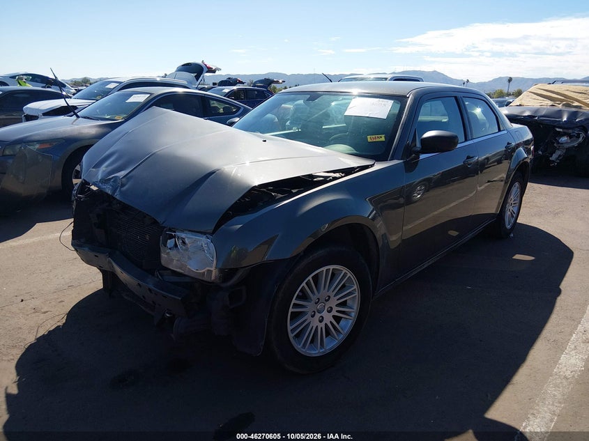2009 Chrysler 300 Lx, Front End, IAAI, VIN 2C3LA43D99H623016 — photo 2