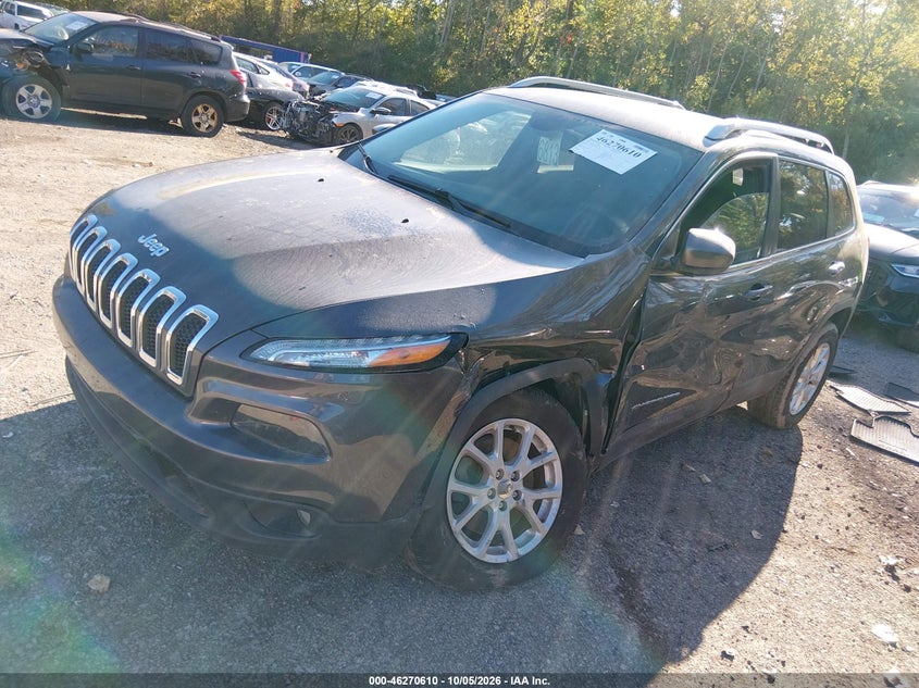 Vin: 1c4pjmcb7fw776180, lot: 46770727, jeep cherokee latitude 20152