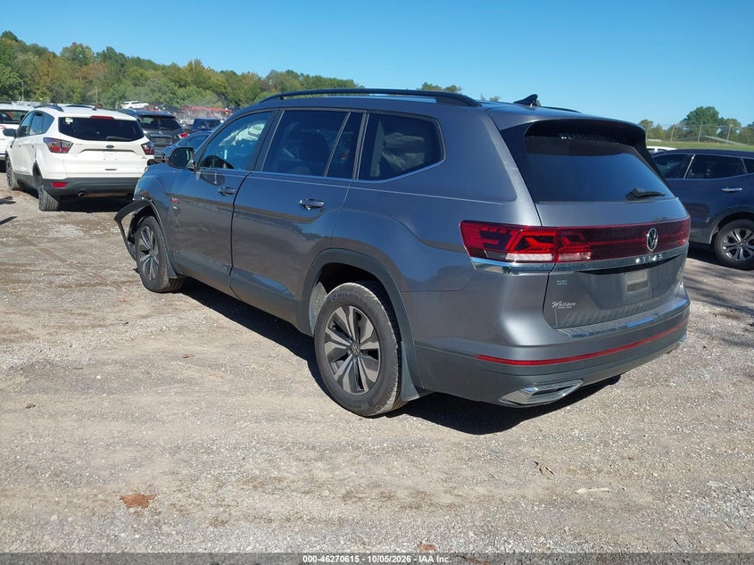 Vin: 1v2dr2ca3rc516709, lot: 46770732, volkswagen atlas 2.0t se 20243