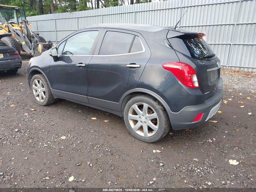 Vin: kl4cjfsb6eb524612, lot: 46770742, buick encore convenience 20143