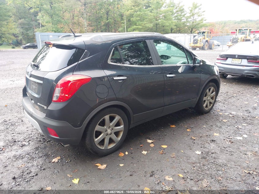 Vin: kl4cjfsb6eb524612, lot: 46770742, buick encore convenience 20144