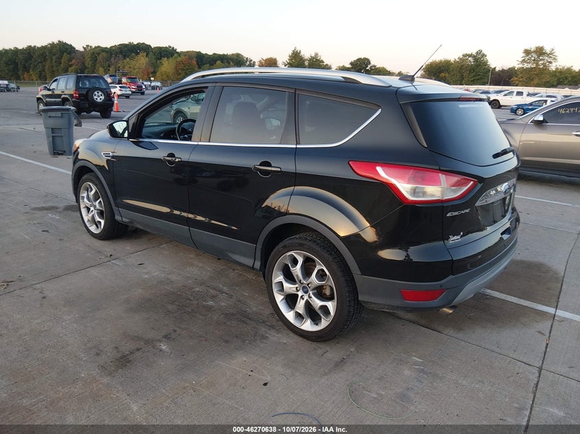 Vin: 1fmcu0jx4eua76006, lot: 46770755, ford escape titanium 20143