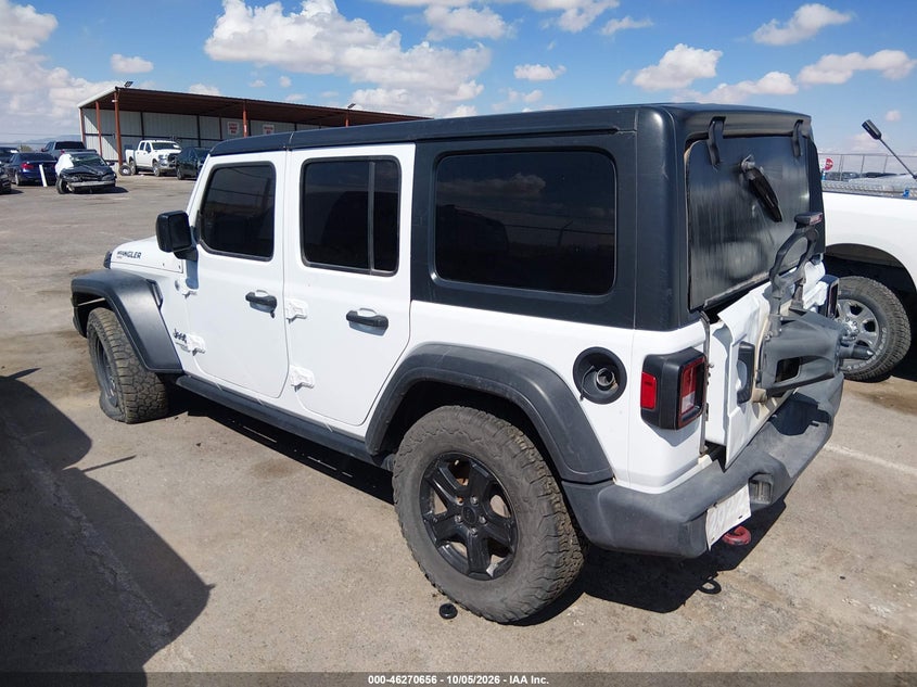 Vin: 1c4hjxdnxmw582660, lot: 46770773, jeep wrangler unlimited sport s 4x4 20213