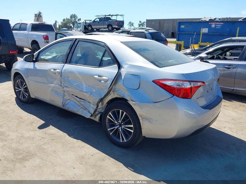 Vin: 5yfburhe3fp352442, lot: 46770787, toyota corolla le 20153