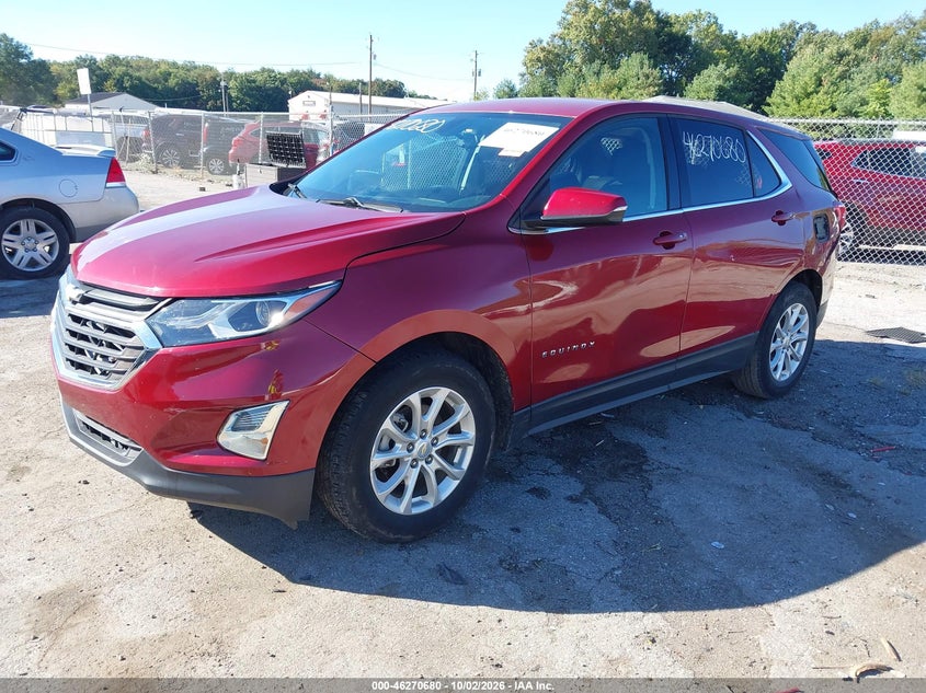Vin: 2gnaxjev0j6244760, lot: 46770797, chevrolet equinox lt 20182