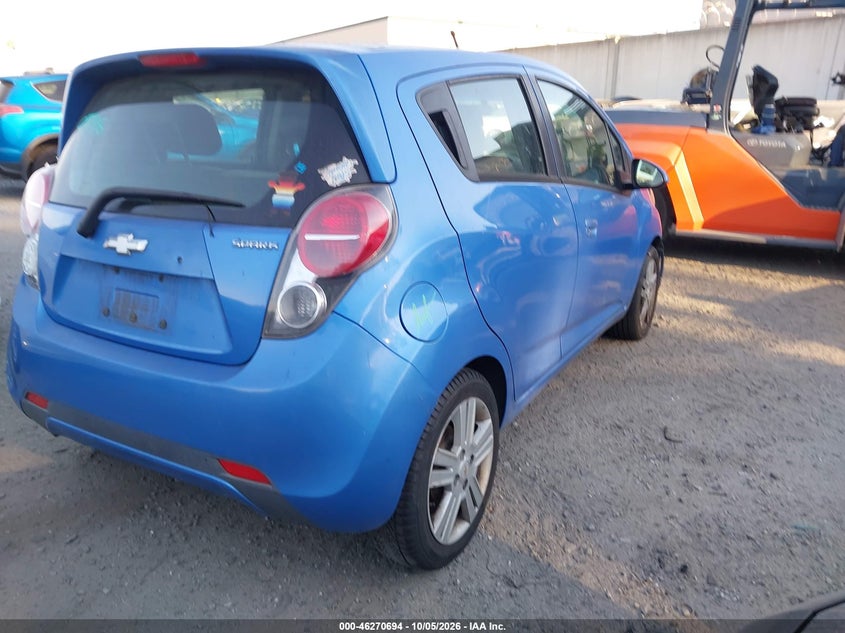 Vin: kl8cd6s98dc585407, lot: 46770811, chevrolet spark 1lt auto 20134