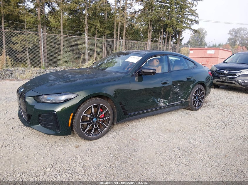 Vin: wby73aw03pfr45484, lot: 46770841, bmw i4 edrive40 20232