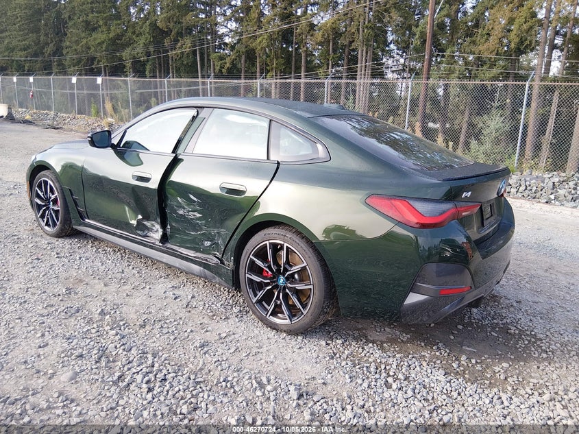 Vin: wby73aw03pfr45484, lot: 46770841, bmw i4 edrive40 20233