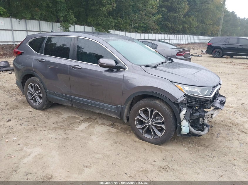 Vin: 2hkrw2h8xmh673270, lot: 46770843, honda cr-v ex-l 20211