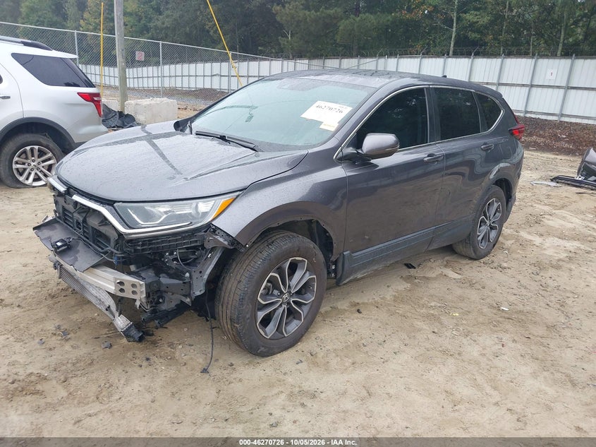 Vin: 2hkrw2h8xmh673270, lot: 46770843, honda cr-v ex-l 20212