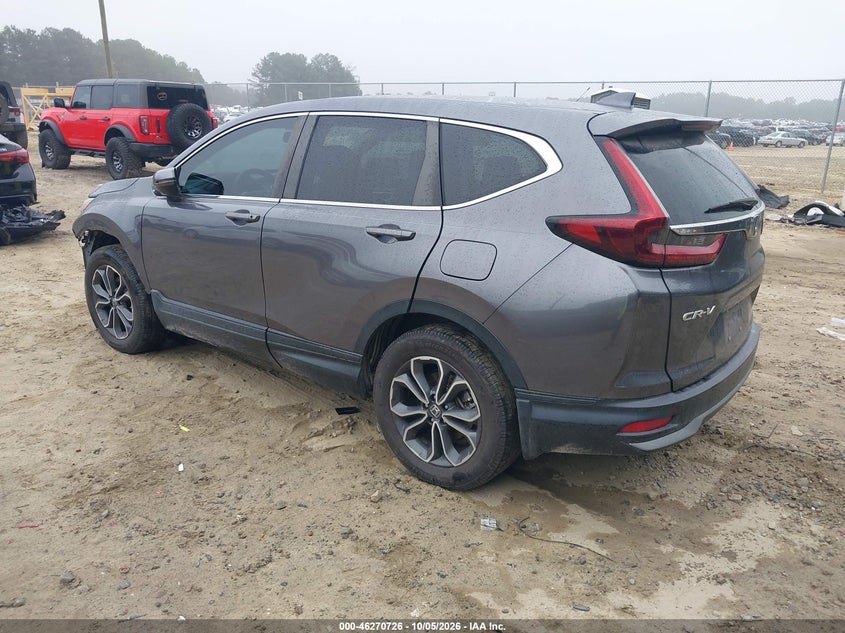 Vin: 2hkrw2h8xmh673270, lot: 46770843, honda cr-v ex-l 20213