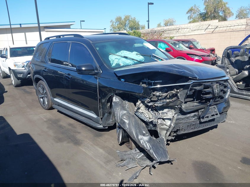 Vin: 5fnyg2h71pb013671, lot: 46770868, honda pilot 2wd touring 2023 img_1