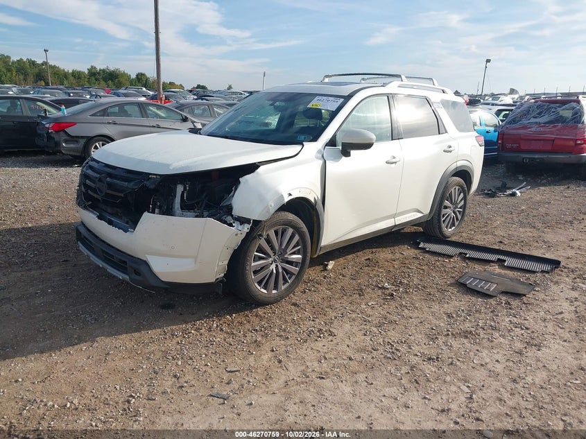 Vin: 5n1dr3cd3pc204349, lot: 46770876, nissan pathfinder sl 4wd 20232