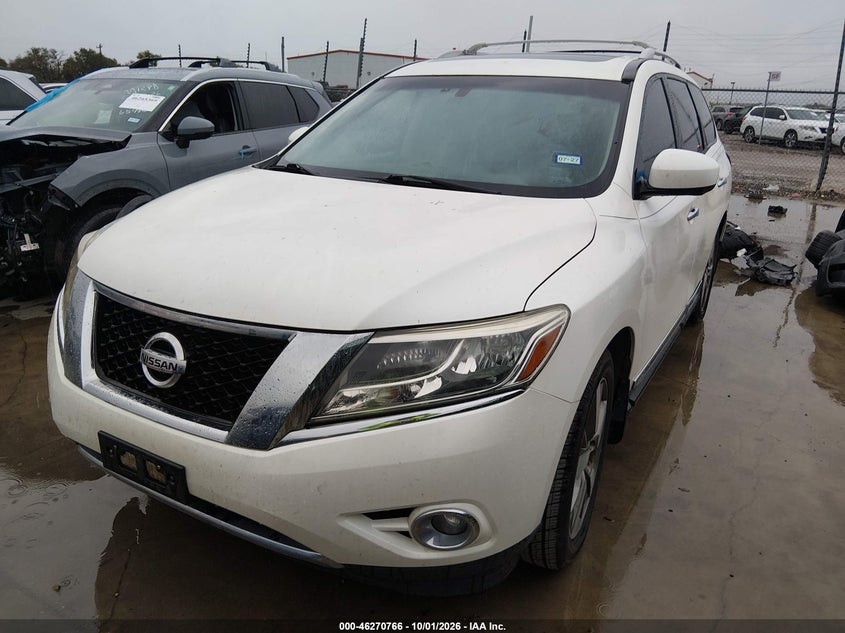 Vin: 5n1ar2mn4fc626763, lot: 46770883, nissan pathfinder platinum 20152