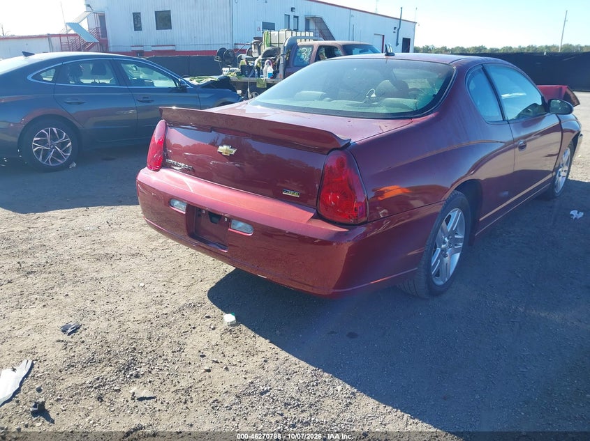 CHEVROLET MONTE CARLO 2007 VIN 2G1WK15K379419893