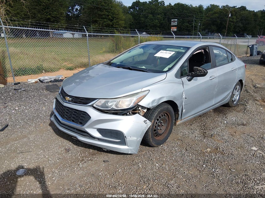 2016 Chevrolet Cruze Ls Auto, Left & Right Side, IAAI, VIN 1G1BC5SM6G7235171 — photo 2