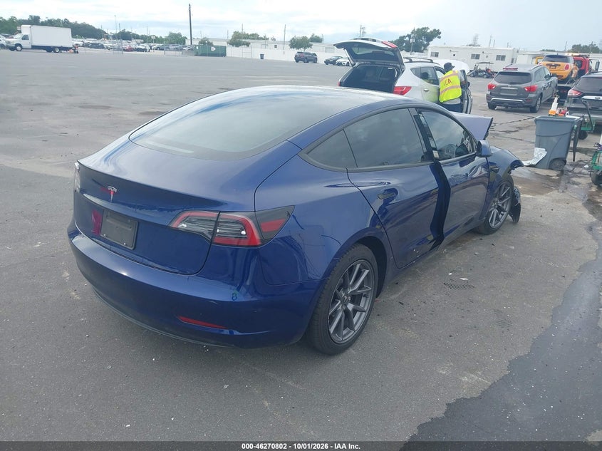 Vin: 5yj3e1ea3pf613540, lot: 46770919, tesla model 3 rear-wheel drive 20234