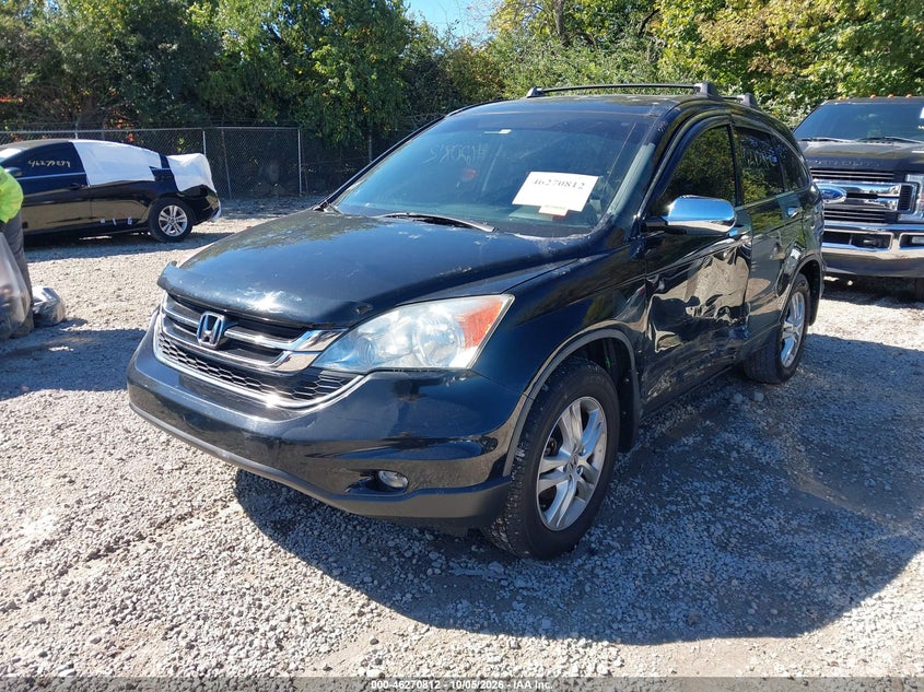 Vin: 5j6re4h77bl047989, lot: 46770929, honda cr-v ex-l 20112