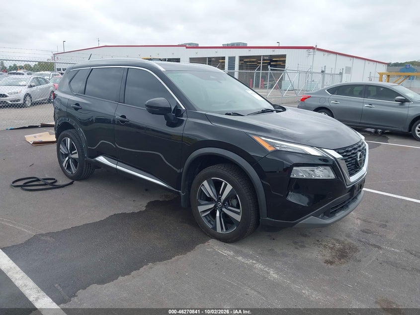 Vin: 5n1at3caxmc701789, lot: 46770958, nissan rogue sl fwd 20211