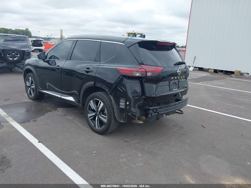 Vin: 5n1at3caxmc701789, lot: 46770958, nissan rogue sl fwd 20213