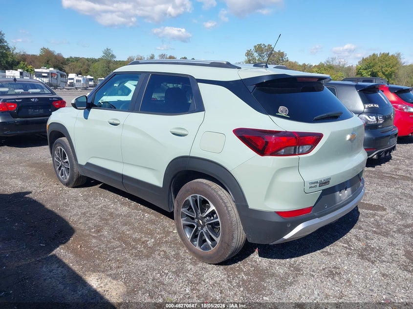 Vin: kl79mrsl6sb120817, lot: 46770964, chevrolet trailblazer awd lt 20253