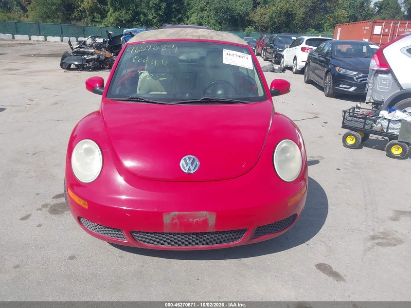 VOLKSWAGEN NEW BEETLE 2009 VIN 3VWRF31Y29M410236