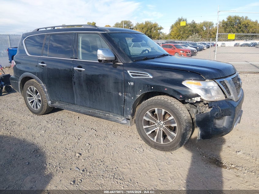 Vin: jn8ay2ncxjx502376, lot: 46770990, nissan armada sl 20181