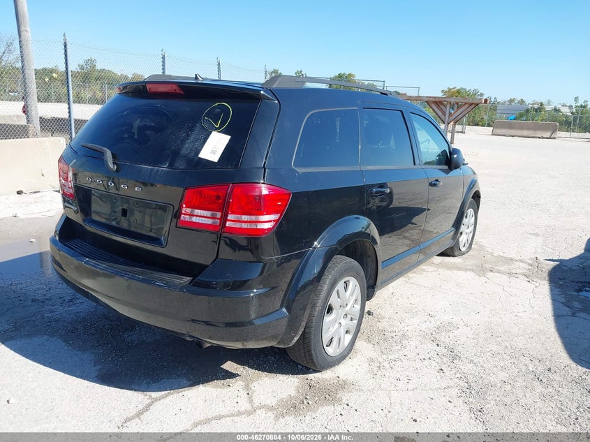 Vin: 3c4pdcab5lt207513, lot: 46771001, dodge journey se value 20204