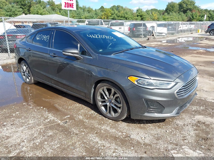 Vin: 3fa6p0cd4lr217727, lot: 46771020, ford fusion sel 20201