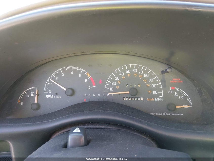 PONTIAC GRAND PRIX 2003 VIN 1G2WK52J93F118657