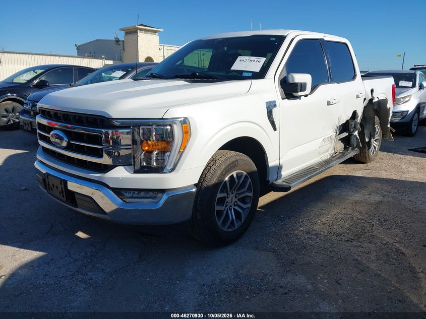 Vin: 1ftfw1c86mfb93886, lot: 46771047, ford f-150 lariat 20212