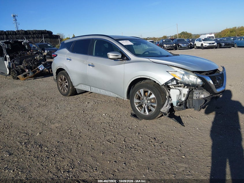 Vin: 5n1az2mgxgn162806, lot: 46771049, nissan murano sv 2016 img_1