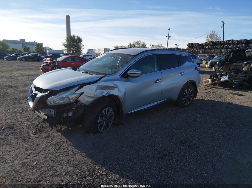 Vin: 5n1az2mgxgn162806, lot: 46771049, nissan murano sv 20162