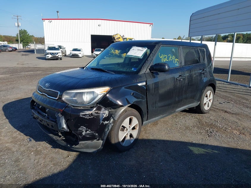 Vin: kndjn2a21g7401754, lot: 46771062, kia soul 20162